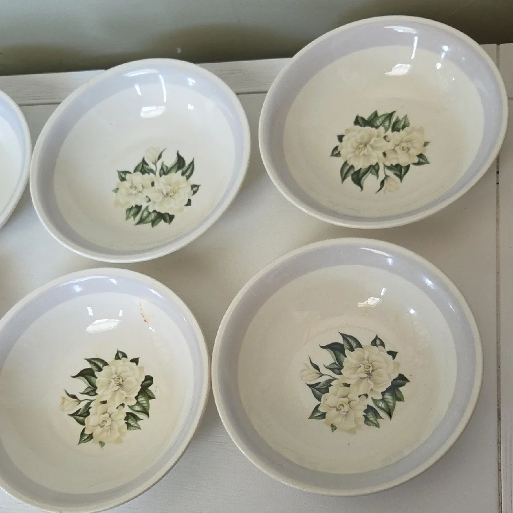 Vintage 1940's Homer Laughlin Nautilus 10   fruit or dessert bowl